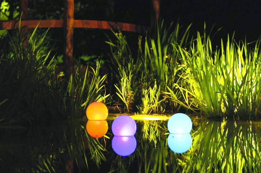 Освещение в саду/Lighting in the garden