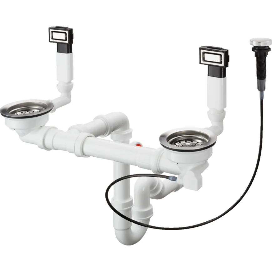 СИФОН ДЛЯ МОЙКИ HANSGROHE D15-11, ХРОМ
