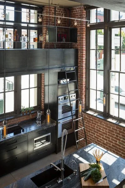 Кухня в стиле loft