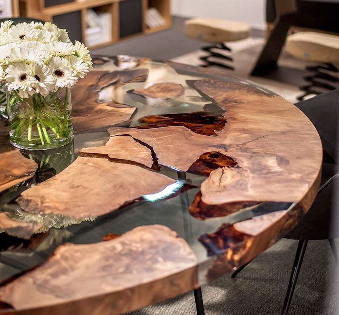 Wood furniture.