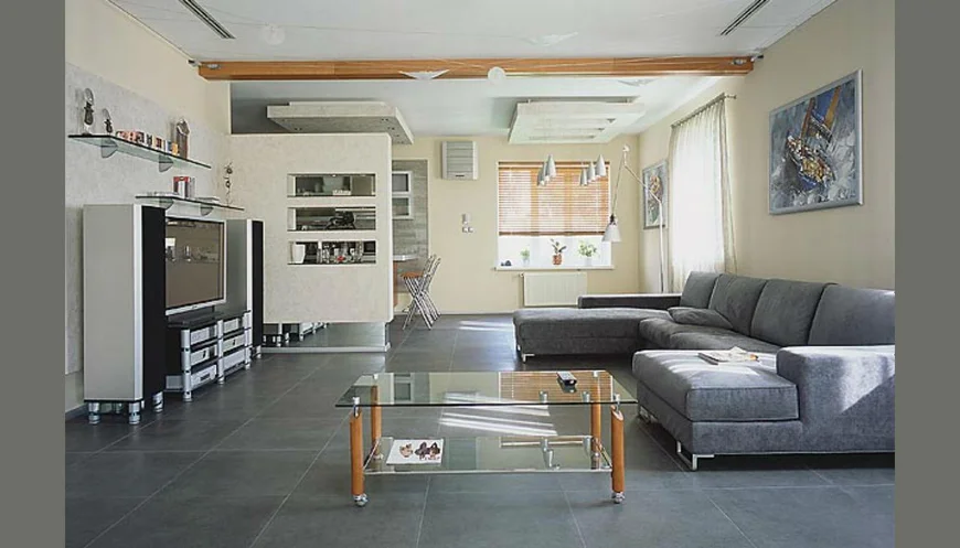 Hi-tech living room.
