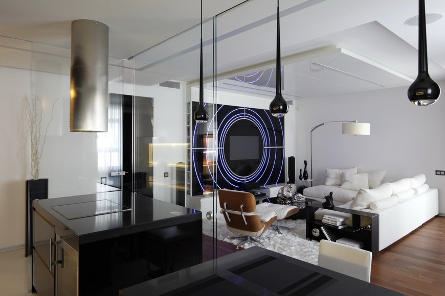 Hi-tech living room