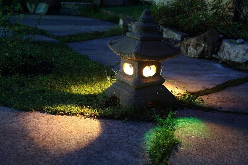 Освещение в саду/Lighting in the garden