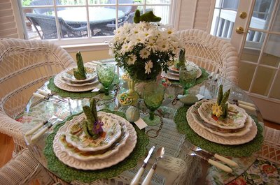 Easter table setting