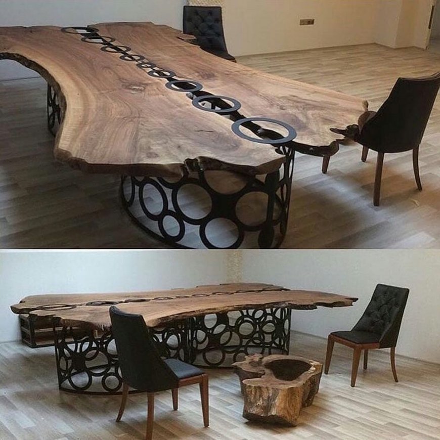 Стол из массива дерева..