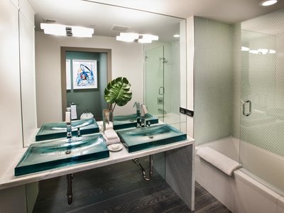 tropical bathroom
