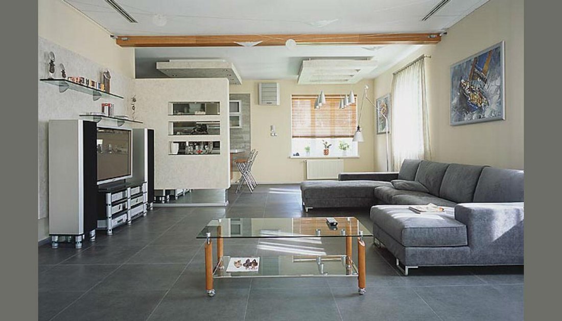 Hi-tech living room.