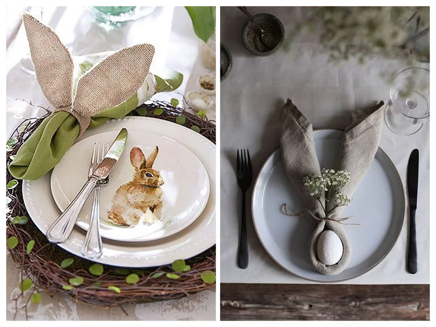 Easter table setting