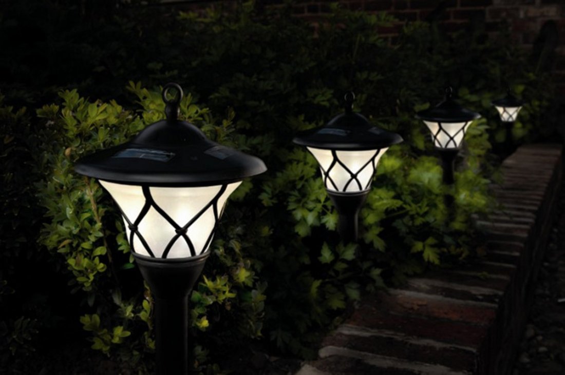 Освещение в саду/Lighting in the garden