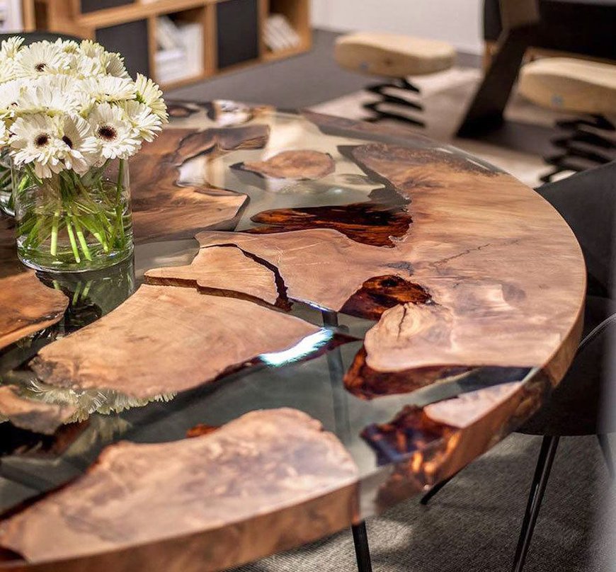 Wood furniture.